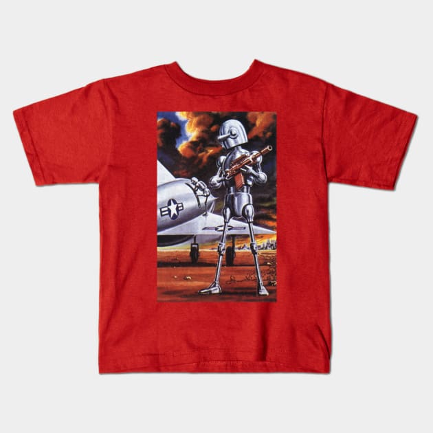 Vintage Science Fiction Kids T-Shirt by MasterpieceCafe